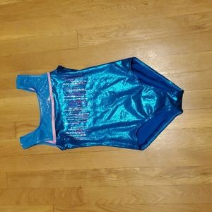 Girls shinny swim suit